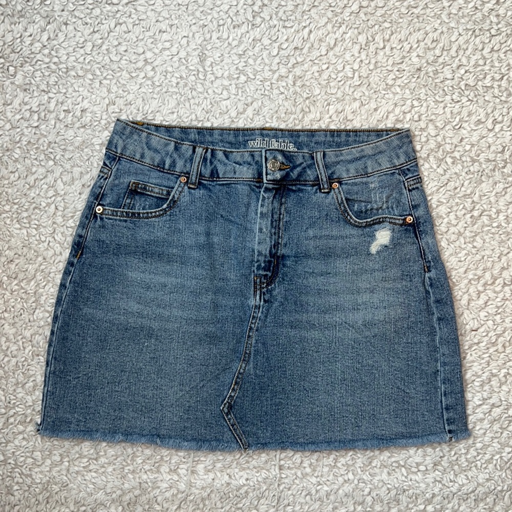 Wild Fable Denim Mini Skirt